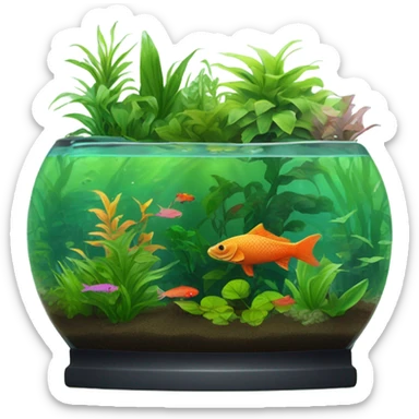 Planted aquarium  sticker