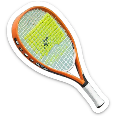 Une raquette de padel sticker
