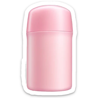 light pink commercial deodorant sticker