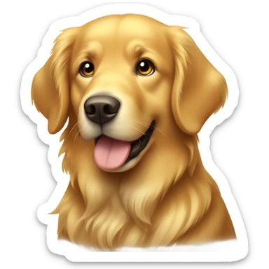 Golden retriever  sticker