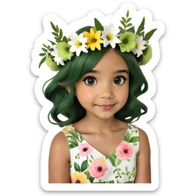 a pretty girl named lily sticker