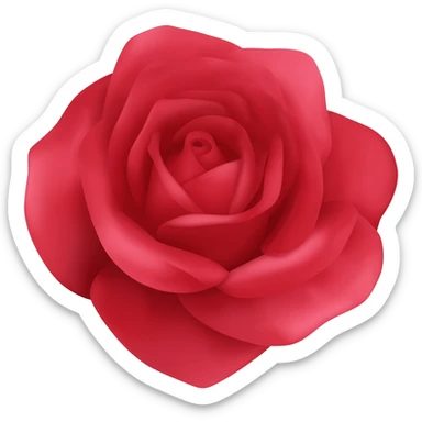 Rosa roja sticker