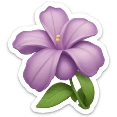 une fleur qui sourit sticker