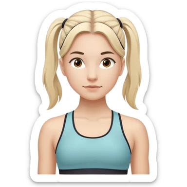 Girl with lululemon sticker