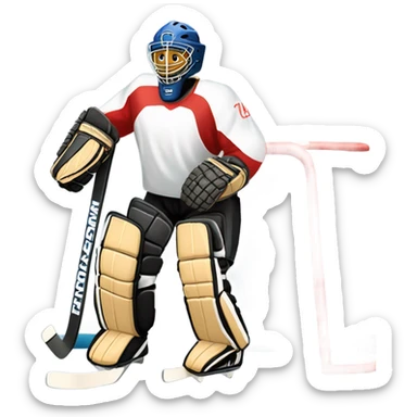 Hockey goalie sticker