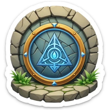 wizard's circle sticker