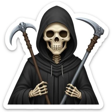 The Grim Reaper sticker