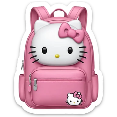 Mochila de hello kitty sticker