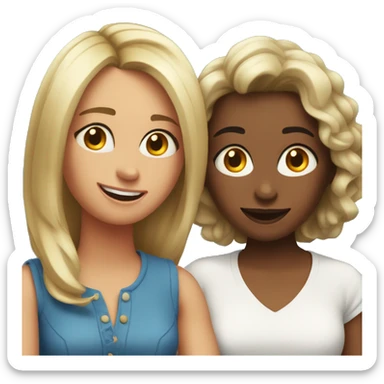 Lies en Ellen zijn Besties  sticker