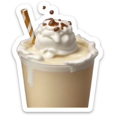 vomit milkshake sticker