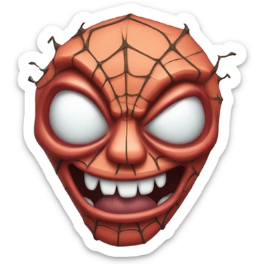Deformed spidean sticker