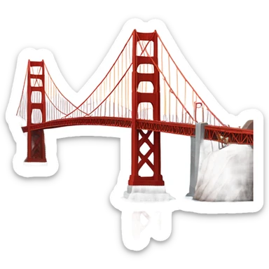 Golden Gate Bridge, San Francisco sticker