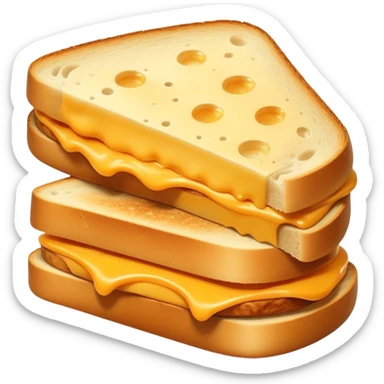 Cheese sandwich sticker