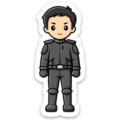 Plus size leather 
 sticker