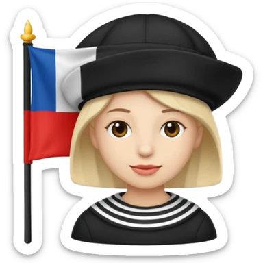 Emoji hermine du drapeau breton. Ne modifie par le design, je veux juste l'hermine en noir. Je te parle du petit symbole, livre le moi en style graphique  sticker