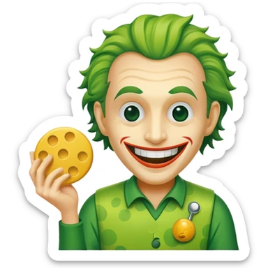 pickleball joker card sticker
