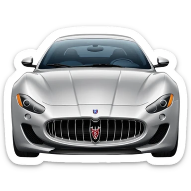 Maserati sports car sticker