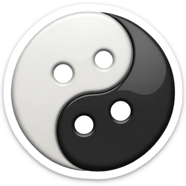 Yin–yang sticker