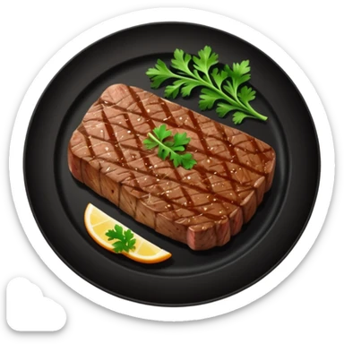 Ny stake on a black plate,nice  sticker