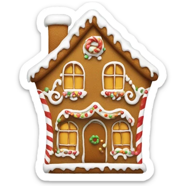 Ginger bread house  sticker
