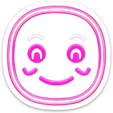 Neon signboard sticker