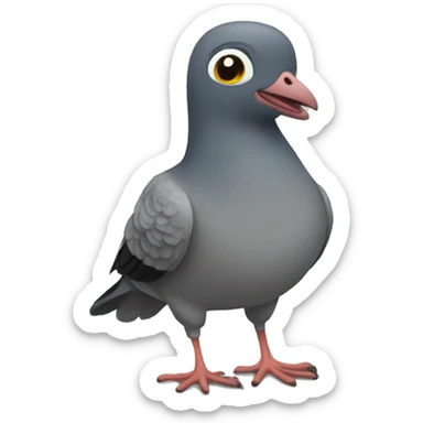 this is fine meme with pigeon sticker