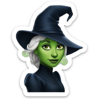 Elphaba wicked cynthia erivo sticker