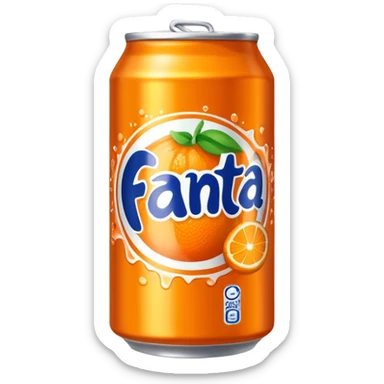 Fanta can  sticker