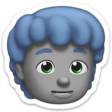 Billi déguisé en omer Simpson sticker