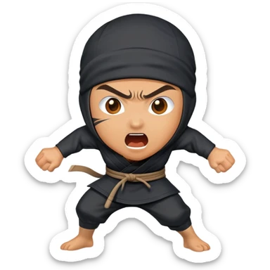 Twitch streamer Ninja yelling sticker