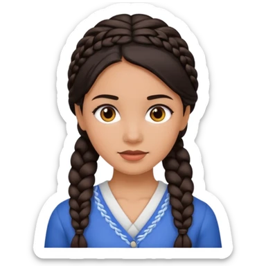 Trança sticker