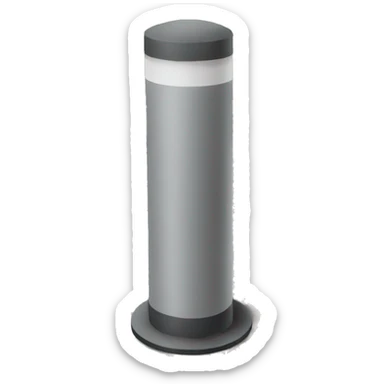 bollard sticker