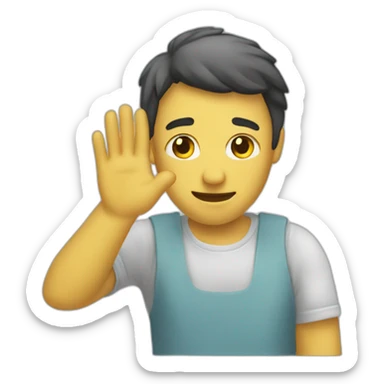 Wiping hands of responsibility sticker