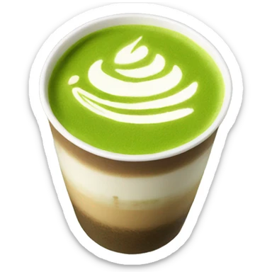 Matcha Latte  sticker