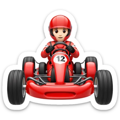 Go kart sticker