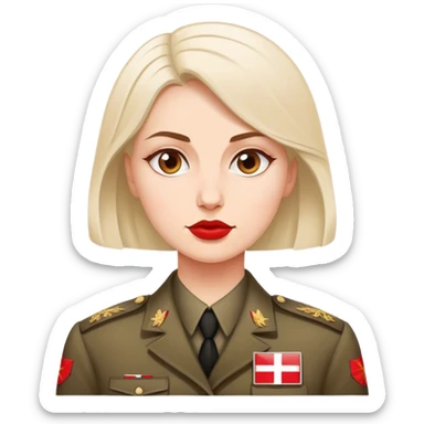 patriot polish european woman simple patriot politician modern fascist sticker