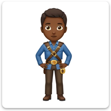 Un daron avec une ceinture sticker