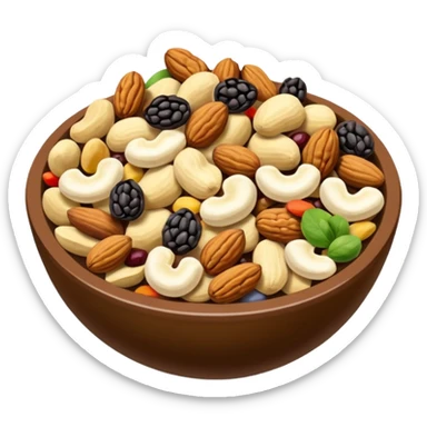 Good Ol' Raisins and Peanuts" (trail mix) sticker
