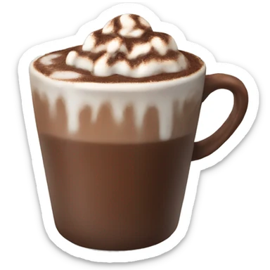 hot chocolate sticker