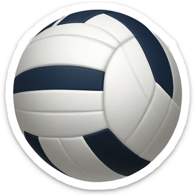 Summer volleyball sticker