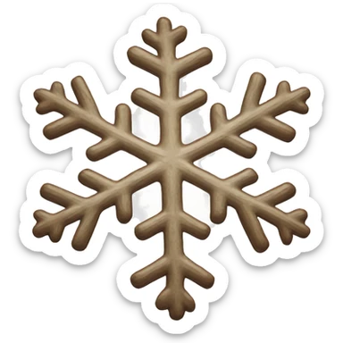 snow flakes sticker