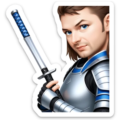 Modern Samurai sticker