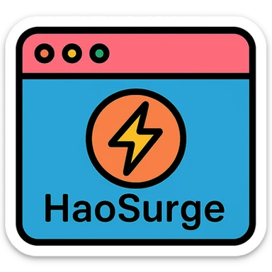 HaoSurge smart browser, icon sticker