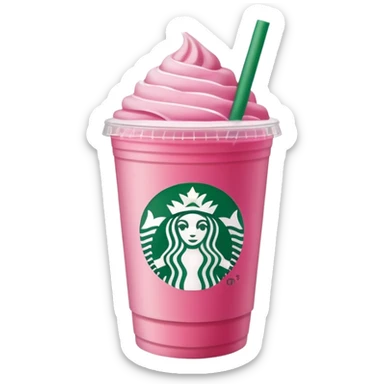 starbucks pink drink sticker