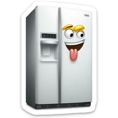 refrigerator laughs sticker
