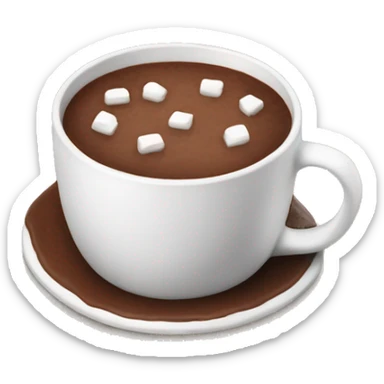 hot chocolate  sticker