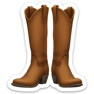 Cowgirl boots sticker
