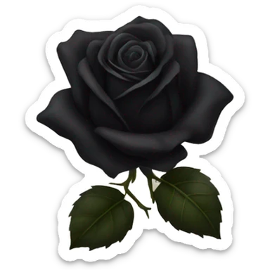 Black roses  sticker