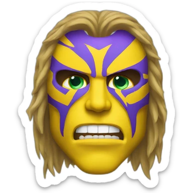 ultimate warrior sticker
