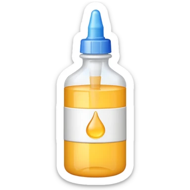 a bottle of glue  sticker
